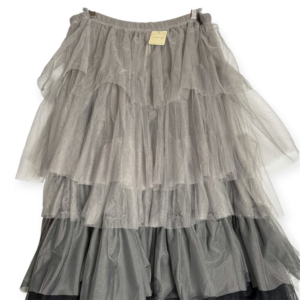 Free People Tulle Much Tiered Layer Half Slip Skirt SIZE M Boho Festival NWT - Picture 8 of 10